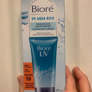 Biore UV Aqua Rich Watery Essence Sunblock Sunscreen SPF50+/PA++++ 50 mL